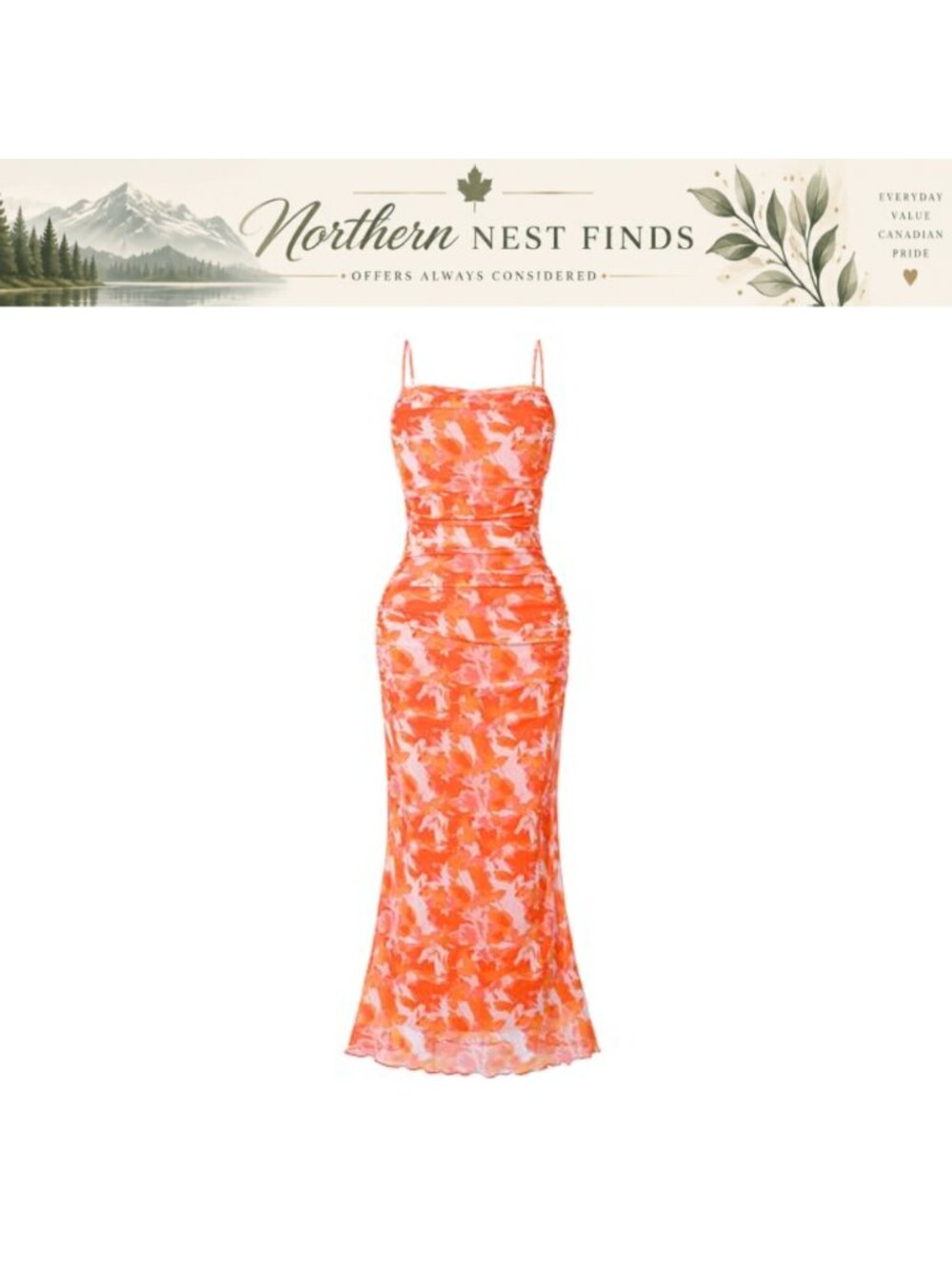 Womens Floral Mesh Bodycon Maxi Dress Square Neck Spaghetti Strap Backless